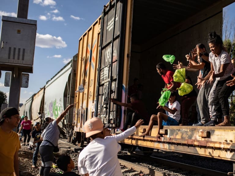 Ha incrementado el número de migrantes que abordan los trenes de carga