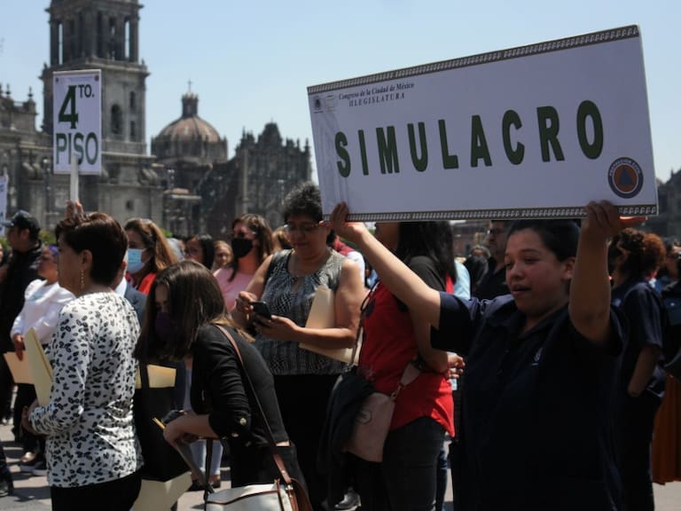 El Simulacro Nacional está programado a las 11:00 horas