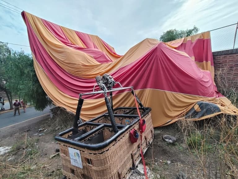 Caída de globo aerostático deja al menos, 12 heridos en Teotihuacán