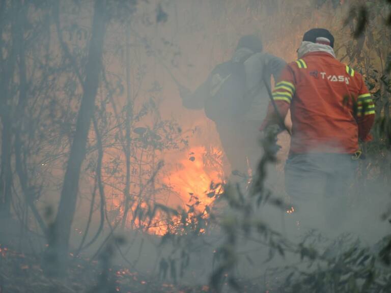 ORIZABA, VERACRUZ, 26MARZO2024.- Los incendios en las zonas altas del estado de Veracruz han ocasionado el traslado de cientos de pobladores a albergues temporales a fin de evitar pérdidas humanas. Los municipios de Maltrata, Ciudad Mendoza y Nogales han sido desalojados por protección civil estatal que mantiene los trabajos en conjunto con los cuerpos de bomberos para sofocar el siniestro.
FOTO: CARLOS NAVA/CUARTOSCURO.COM