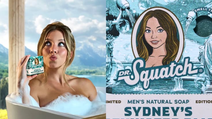 ¿Sydney Sweeney venderá agua usada de su baño? Esto costará el jabón de Dr. Squatch edición limitada