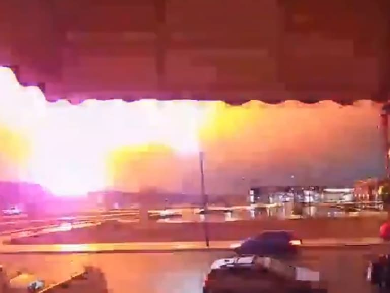 Una aeronave se estrelló este viernes en la ciudad de Filadelfia.