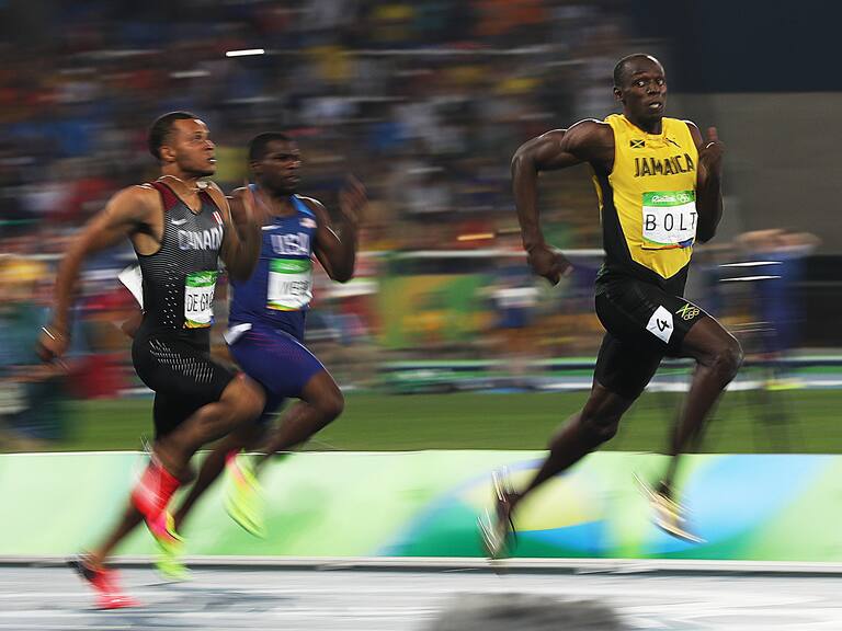 Usain Bolt, el hombre más rápido del mundo.