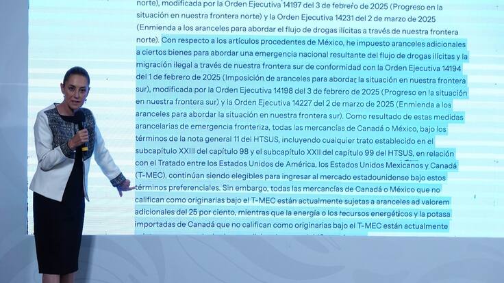 En aranceles de Trump, México fue favorecido: Sheinbaum