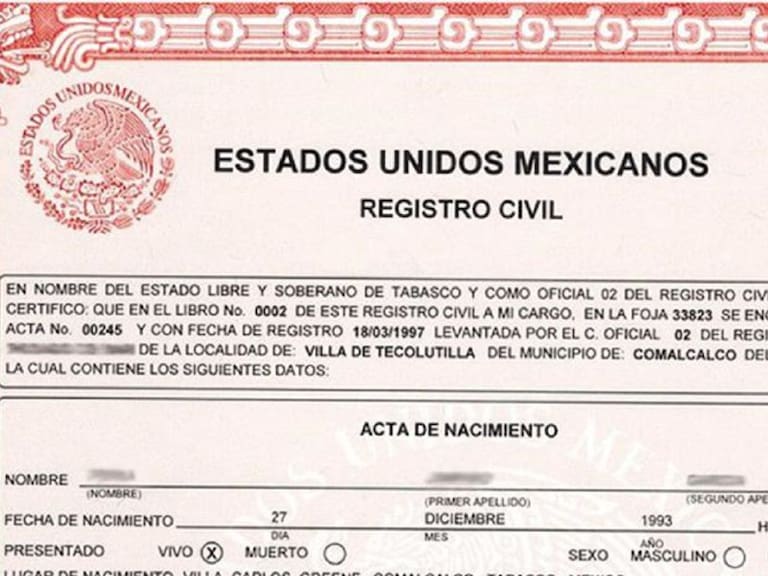 ¿Necesitas tu acta de nacimiento? Tramites de registro civil en línea CDMX